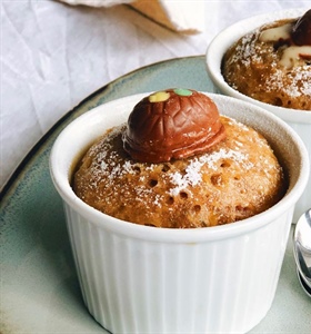 RECEPT: GESTOOMDE PUDDING MET CHOCOLADE PAASEI