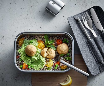 RECEPT: FALAFEL QUINOA SALADE ON THE GO