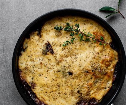 RECEPT: HERFSTGROENTEN MET EEN CHEESY POLENTASAUS