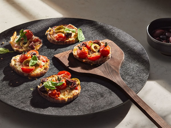 RECEPT: MINI AUBERGINE PIZZA